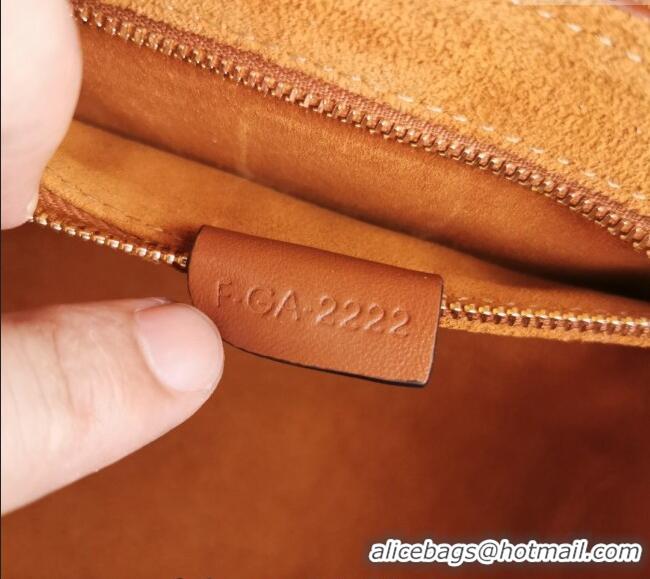 Best Product Celine Mini Soft 16 Bag in Calfskin 100352 Brown 2024