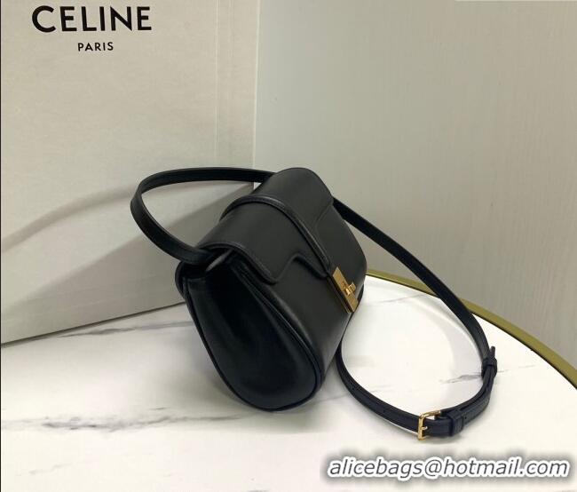 Good Looking Celine Mini Soft 16 Bag in Calfskin 100352 Black 2024