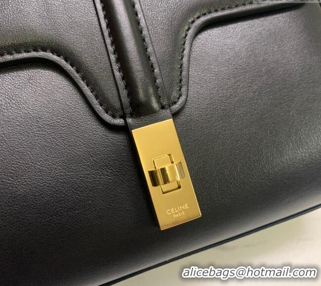 Good Looking Celine Mini Soft 16 Bag in Calfskin 100352 Black 2024