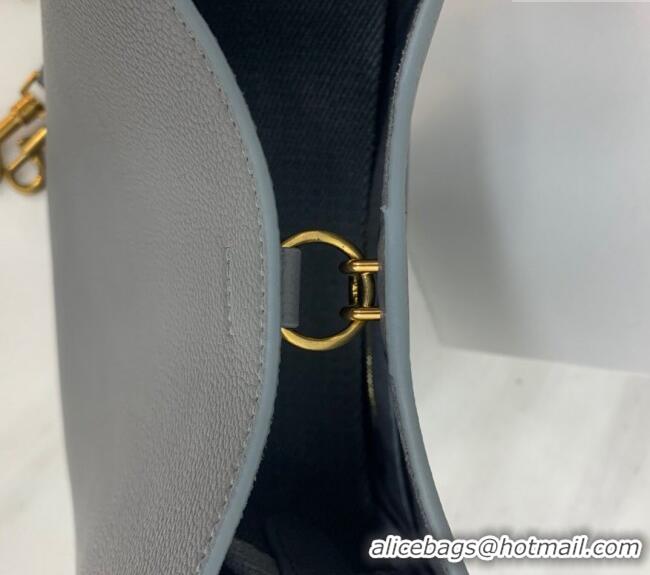 Buy Cheap Celine Seau Sangle Small Bucket Bag in Supple Grained Calfskin 2088 Grey 2024