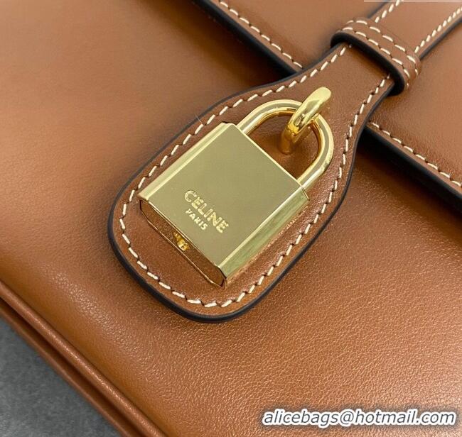 Market Sells Celine Mini TABOU Shoulder Bag in Smooth Calfskin 100343 Brown 2024 Top