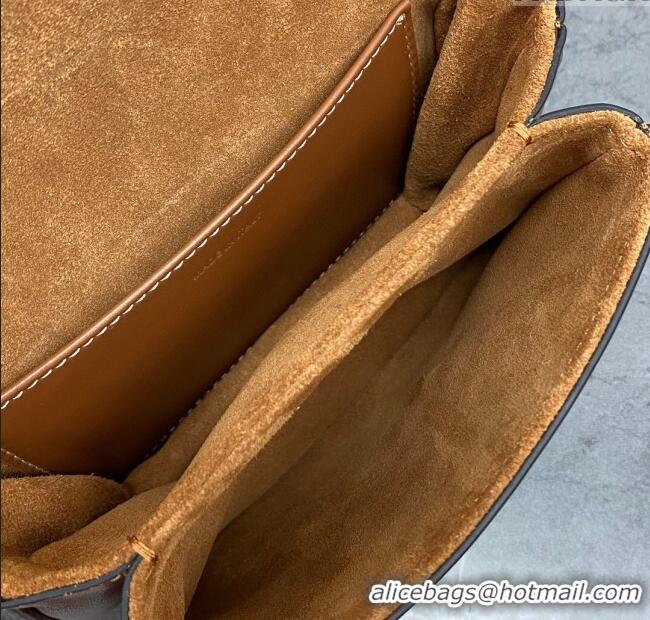 Market Sells Celine Mini TABOU Shoulder Bag in Smooth Calfskin 100343 Brown 2024 Top