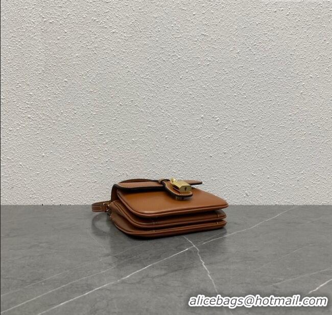 Market Sells Celine Mini TABOU Shoulder Bag in Smooth Calfskin 100343 Brown 2024 Top