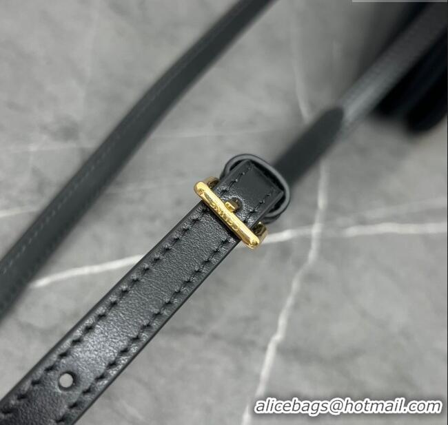 Low Price Celine Mini TABOU Shoulder Bag in Smooth Calfskin 100343 Black 2024 Top