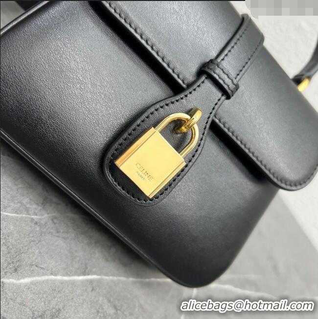 Low Price Celine Mini TABOU Shoulder Bag in Smooth Calfskin 100343 Black 2024 Top