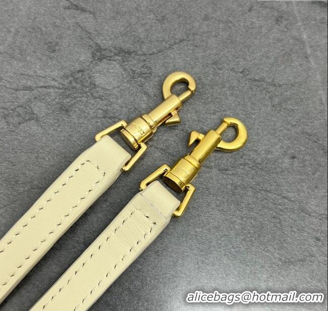 Cheapest Celine Mini TABOU Shoulder Bag in Smooth Calfskin 100343 Beige 2024 Top