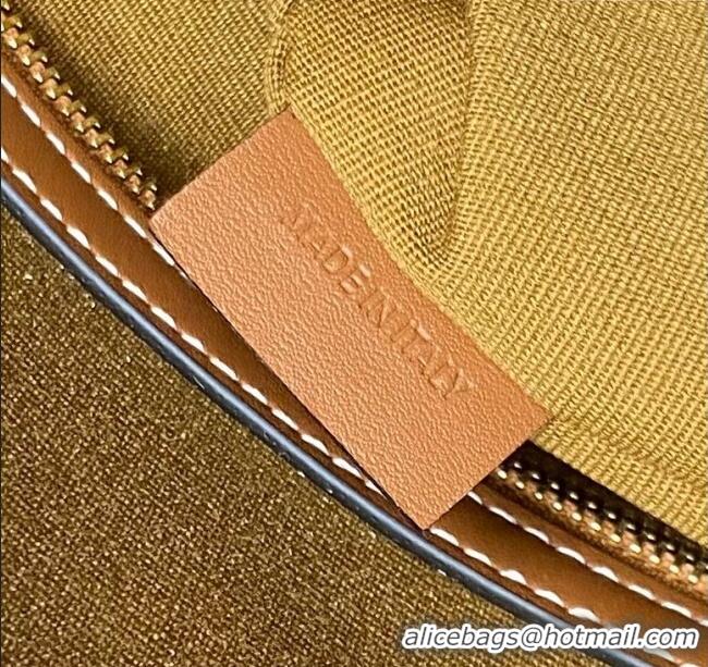 Best Price Celine Cabas Drawstring Bag in Triomphe Canvas and Calfskin 113722 Tan 2024 Top