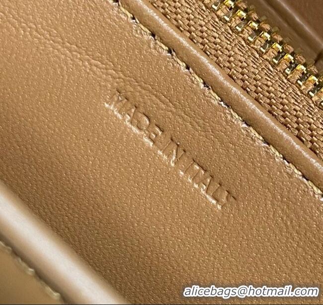Grade Quality Celine Triomphe Large Wallet in Shiny Calfskin 100312 Brown 2024 Top