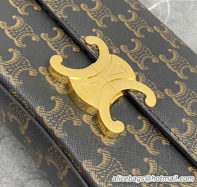 Buy Discount Celine Medium Lola Shoulder bag in Triomphe Canvas 115533 Tan 2024 Top