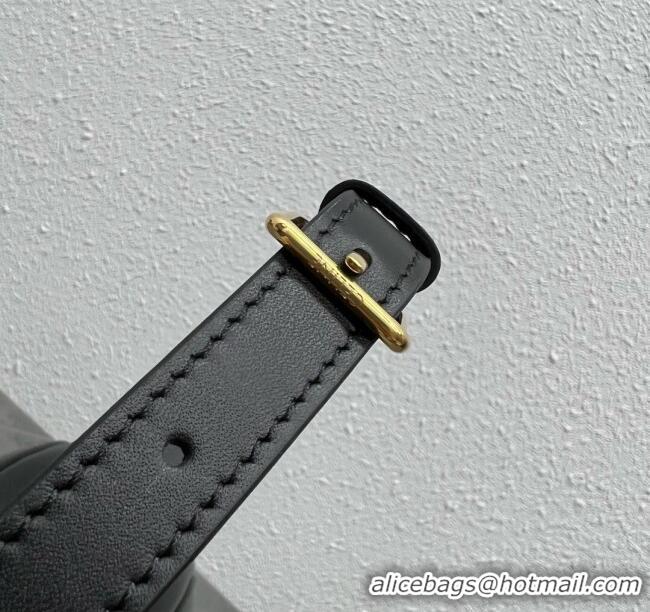 Market Sells Celine TRIOMPHE Oval Bag in Smooth Calfskin 198604 Black 2024 Top