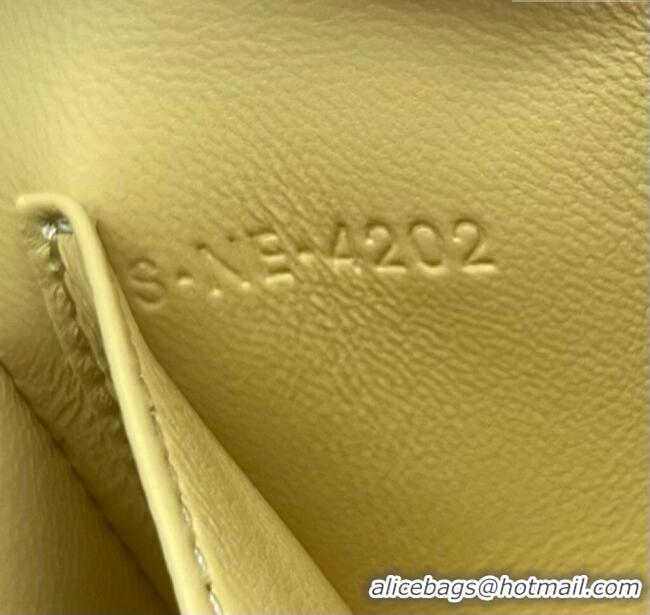 Cheapest Celine Belt Bag Triomphe Belt in Shiny Calfskin 101555 Yellow 2024 Top