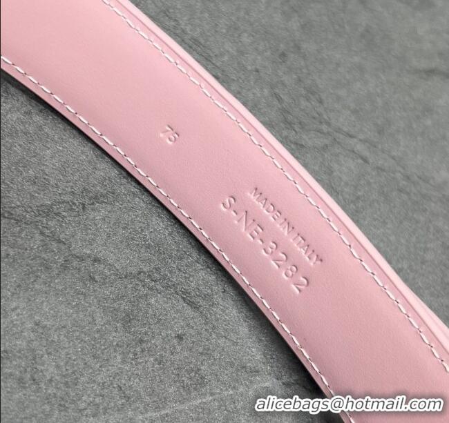 Grade Quality Celine Belt Bag Triomphe Belt in Shiny Calfskin 101555 Pink 2024 Top