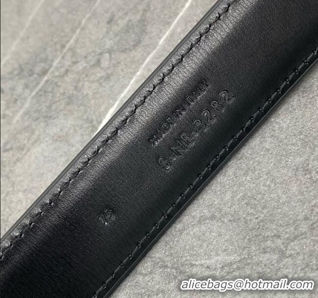 Original Cheap Celine Belt Bag Triomphe Belt in Shiny Calfskin 101555 Black 2024 Top