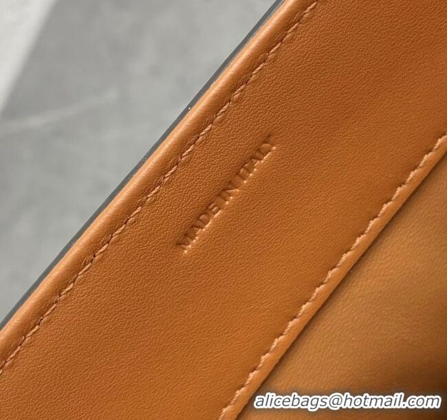 New Cheap Celine Small 16 Bag in Calfskin with Two Strap 188003 Tan 2024 (Top)