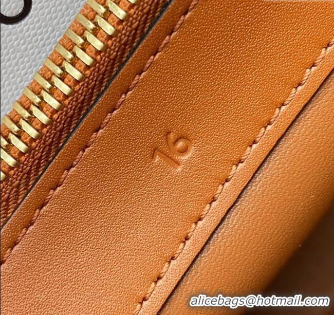 New Cheap Celine Small 16 Bag in Calfskin with Two Strap 188003 Tan 2024 (Top)