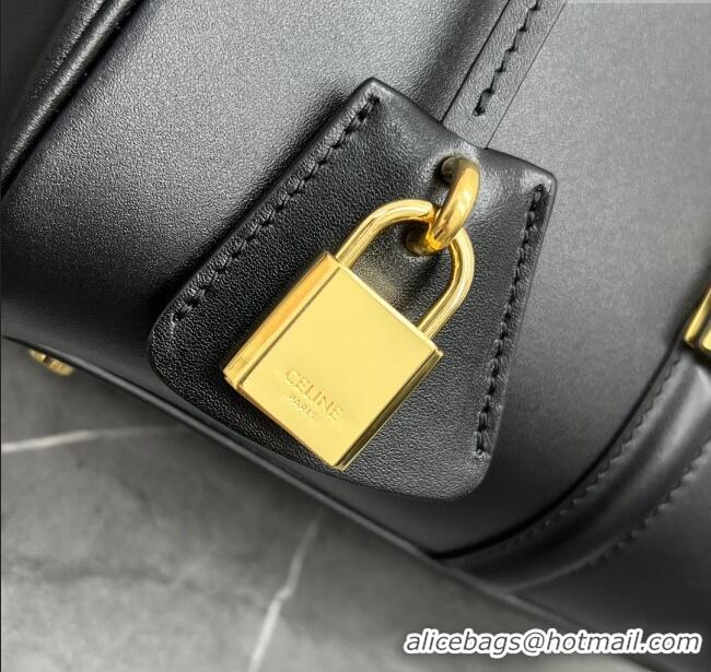Grade Quality Celine Small 16 Bag in Calfskin with Two Strap 188003 Black 2024 (Top)