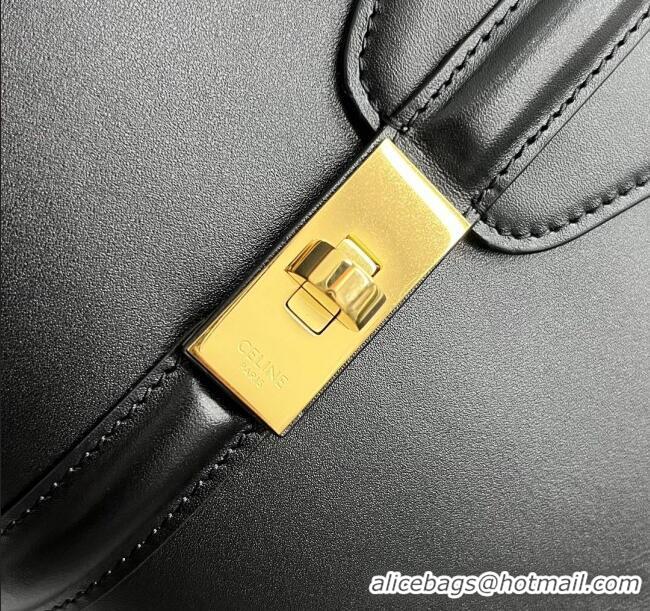 Grade Quality Celine Small 16 Bag in Calfskin with Two Strap 188003 Black 2024 (Top)