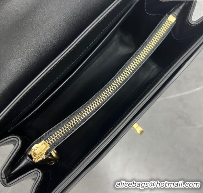 Grade Quality Celine Small 16 Bag in Calfskin with Two Strap 188003 Black 2024 (Top)