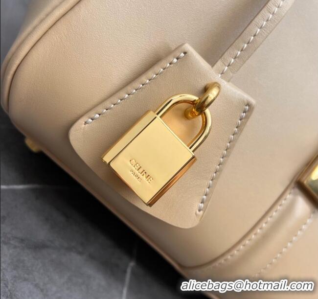 Top Quality Celine Small 16 Bag in Calfskin with Two Strap 188003 Nude 2024 (Top)