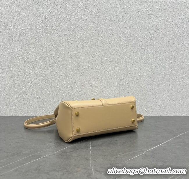 Top Quality Celine Small 16 Bag in Calfskin with Two Strap 188003 Nude 2024 (Top)