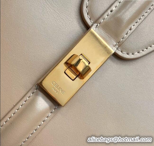 Top Quality Celine Small 16 Bag in Calfskin with Two Strap 188003 Nude 2024 (Top)