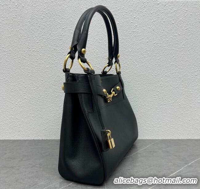Promotional Celine Medium ANNABEL Bag in Supply Calfskin 113343 Black 2024 (Top)