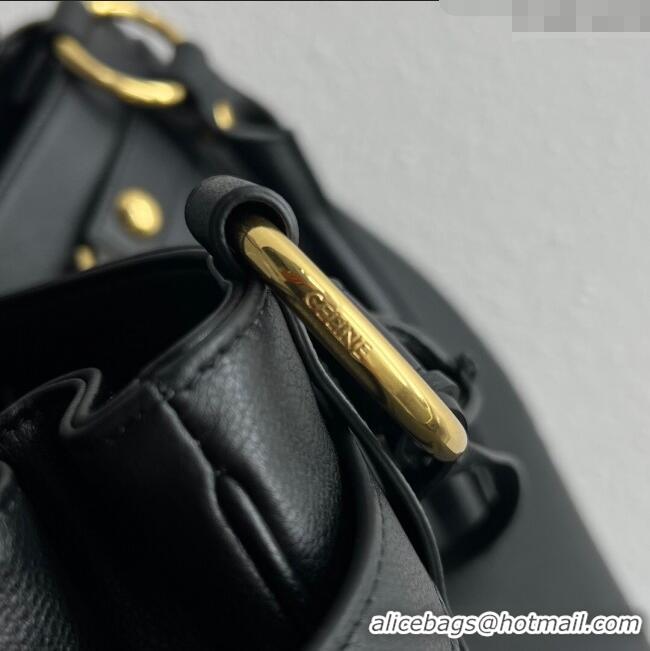 Promotional Celine Medium ANNABEL Bag in Supply Calfskin 113343 Black 2024 (Top)