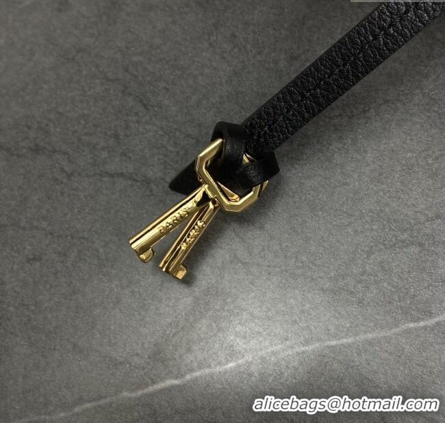 Promotional Celine Medium ANNABEL Bag in Supply Calfskin 113343 Black 2024 (Top)