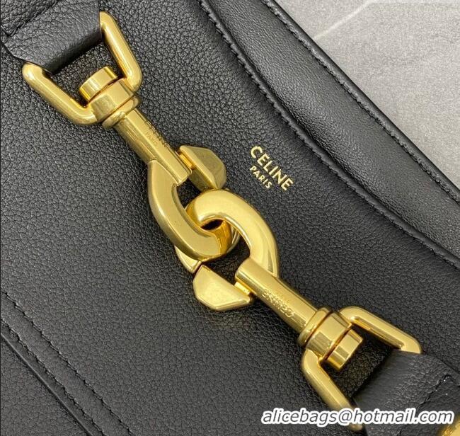 Promotional Celine Medium ANNABEL Bag in Supply Calfskin 113343 Black 2024 (Top)