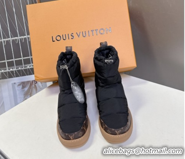 Purchase Louis Vuitton LV Cloud Ankle Boots Sneaker in Nylon and Monogram Canvas Black 1AIVJ7 1021084