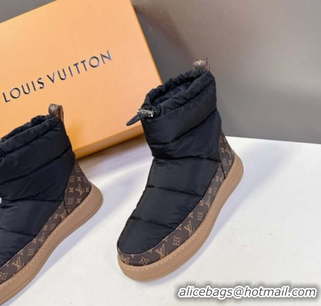 Purchase Louis Vuitton LV Cloud Ankle Boots Sneaker in Nylon and Monogram Canvas Black 1AIVJ7 1021084