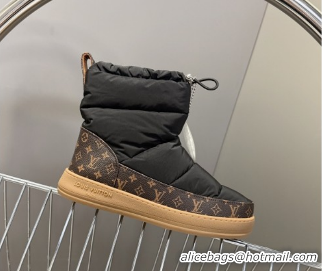Purchase Louis Vuitton LV Cloud Ankle Boots Sneaker in Nylon and Monogram Canvas Black 1AIVJ7 1021084