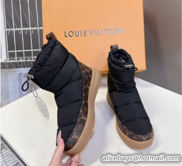 Purchase Louis Vuitton LV Cloud Ankle Boots Sneaker in Nylon and Monogram Canvas Black 1AIVJ7 1021084