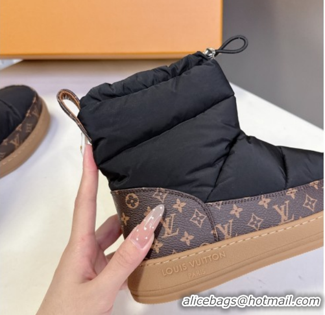 Purchase Louis Vuitton LV Cloud Ankle Boots Sneaker in Nylon and Monogram Canvas Black 1AIVJ7 1021084