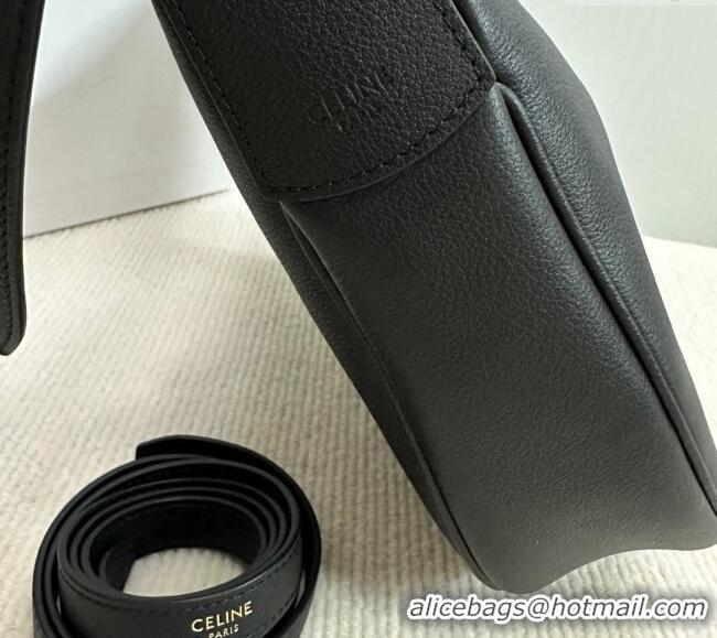 Market Sells Celine Small Heloise Hobo Bag in Supple Calfskin 117253 Black 2024