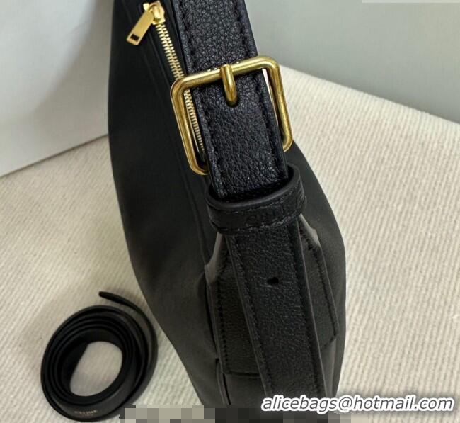 Market Sells Celine Small Heloise Hobo Bag in Supple Calfskin 117253 Black 2024