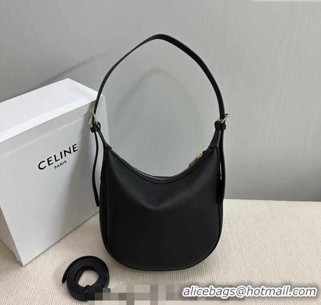 Market Sells Celine Small Heloise Hobo Bag in Supple Calfskin 117253 Black 2024