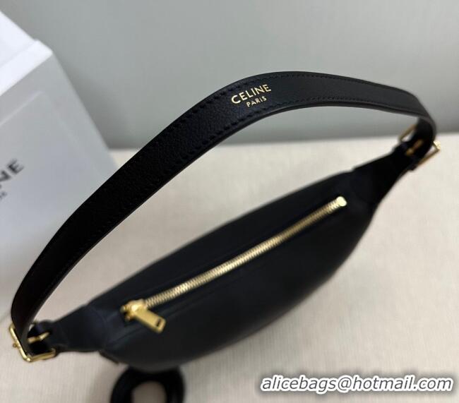 Market Sells Celine Small Heloise Hobo Bag in Supple Calfskin 117253 Black 2024