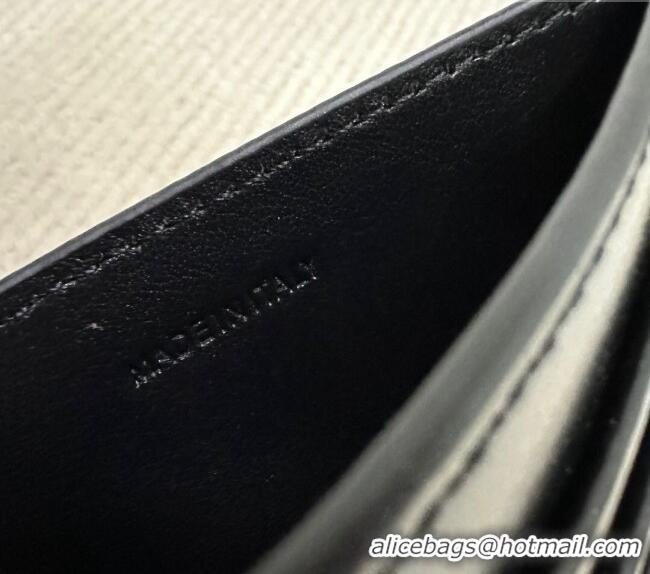 Buy Classic Celine Card Holder Wallet Triomphe in Shiny Calfskin 10L833 Black 2024