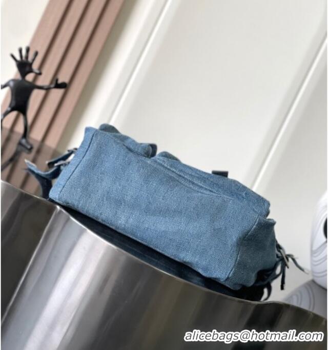 Market Sells Celine Mens Tote Bag in Blue Denim with Celine 116072 2024