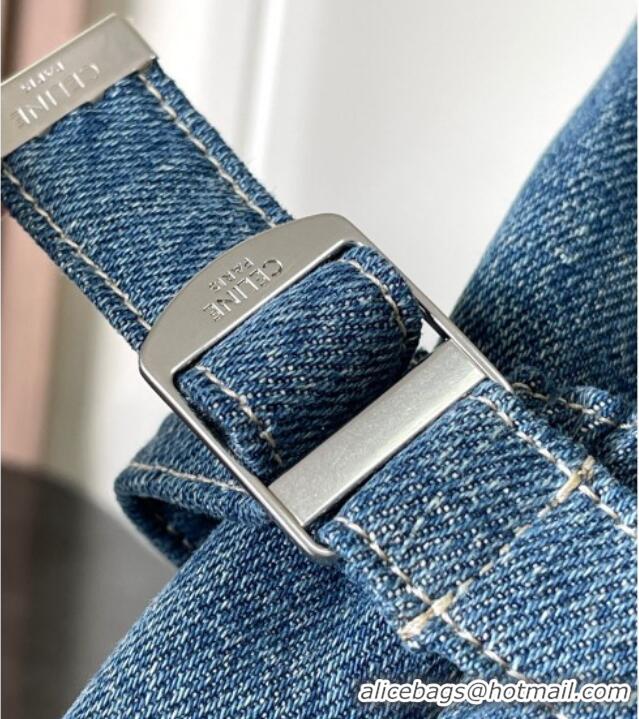 Market Sells Celine Mens Tote Bag in Blue Denim with Celine 116072 2024
