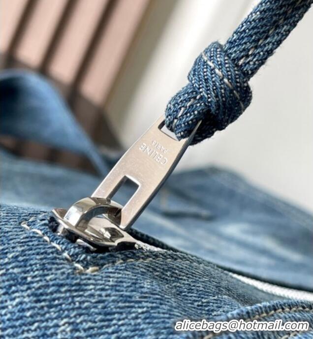 Market Sells Celine Mens Tote Bag in Blue Denim with Celine 116072 2024