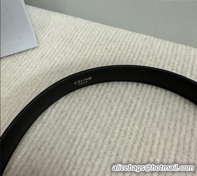 Best Price Celine Teen Garance Shoulder Bag in Patent Calfskin 118053 Black/White 2024