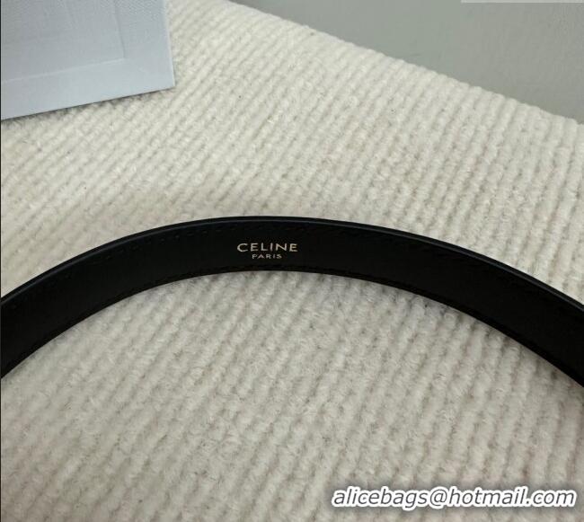 Famous Brand Celine Teen Garance Shoulder Bag in Patent Calfskin Leather 118053 Black 2024