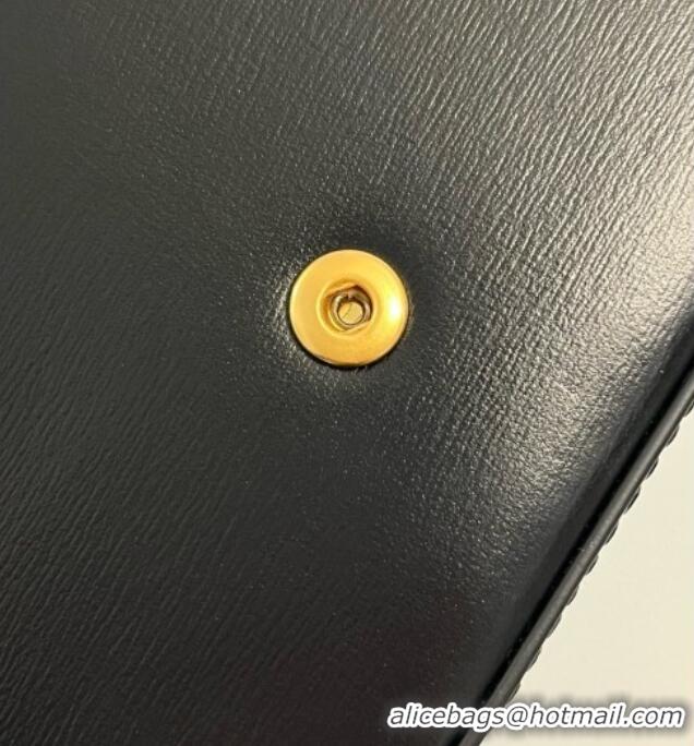 Good Product Celine Mini Claude in Shiny Calfskin 101513 Black 2024