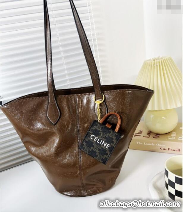 Grade Design Celine Signature Print Micro Vertiacl Cabas Pouch Bag Charm 0115 2025