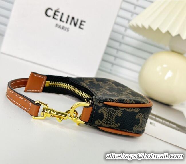 Good Looking Celine Mini Ava Signature Print Pouch 0115 2025