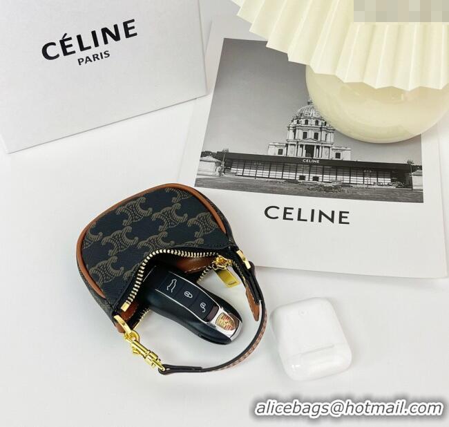 Good Looking Celine Mini Ava Signature Print Pouch 0115 2025