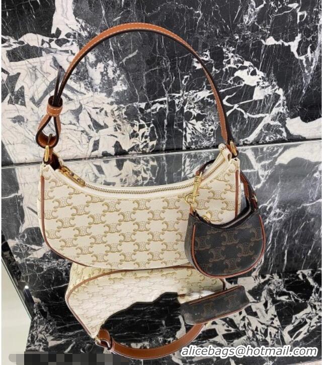 Good Looking Celine Mini Ava Signature Print Pouch 0115 2025