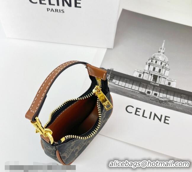 Good Looking Celine Mini Ava Signature Print Pouch 0115 2025